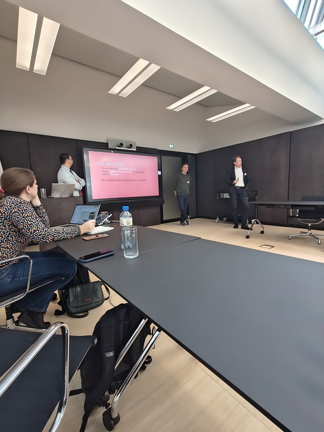 Audience during a talk at the 4th ICV-HSG CC-Workshop