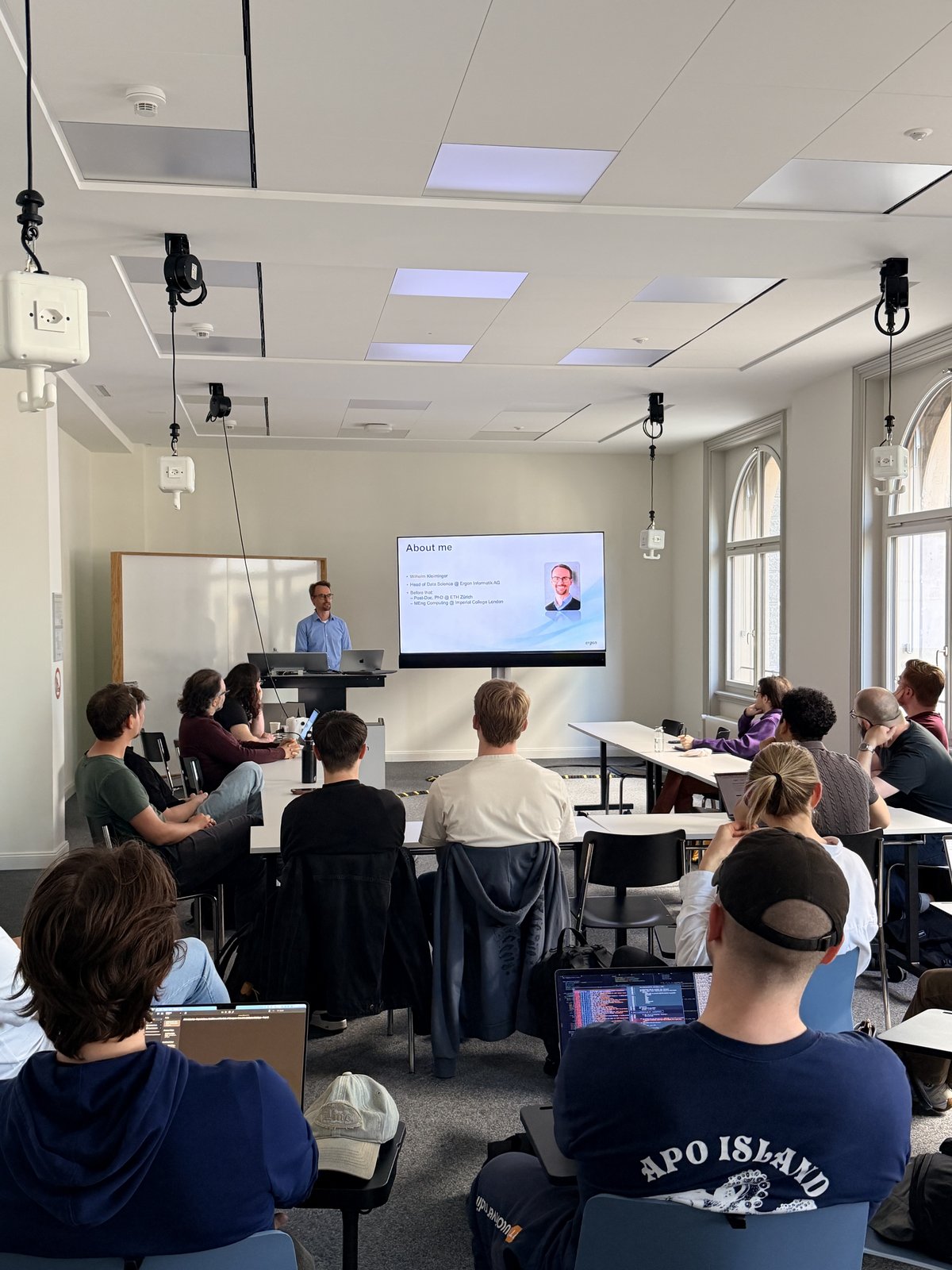 The audience at Wilhelm Kleiminger's Computer Science Insights talk