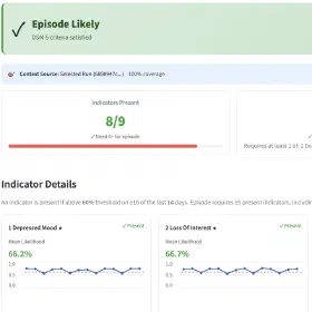 Demo accepted at IEEE WiMob 2026: unfolding a DSM-5 assessment down to its formula