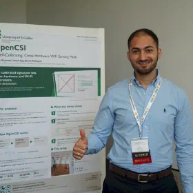 Karim presents OpenCSI at IEEE LCN 2026 in Coimbra