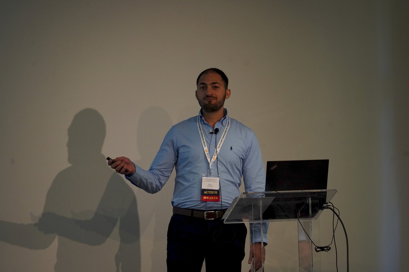 Karim Khamaisi presenting the OpenCSI full paper
