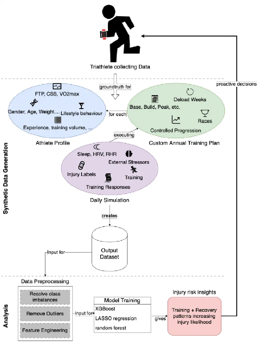 Figure from Beyond Training: A Personalized Holistic Injury Prediction in Triathletes