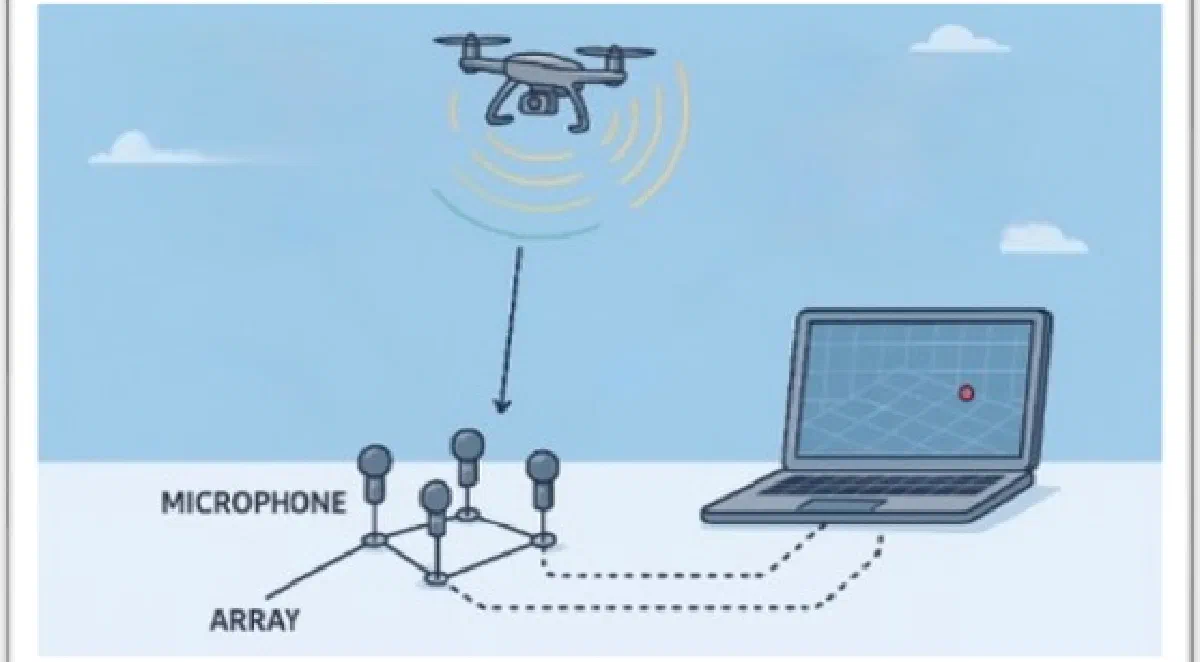 Figure from the thesis: BATradar: Acoustic Drone Localization Engine
